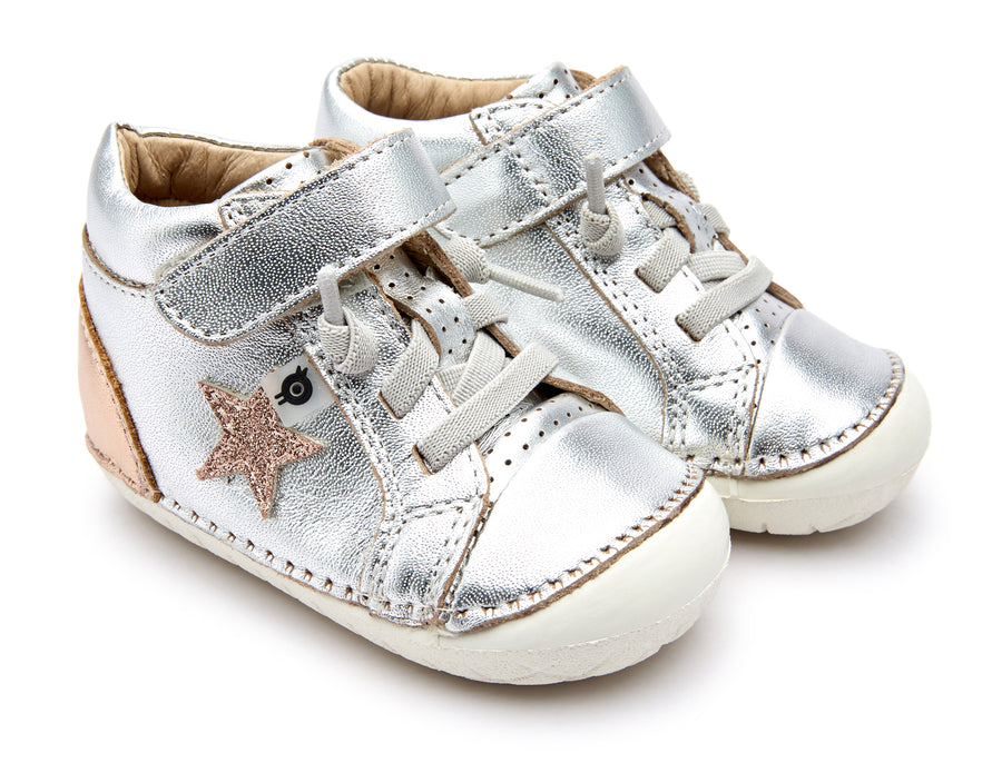 Old Soles Girl's 4051 Champster Pave Sneakers - Silver/Copper/Glam Copper