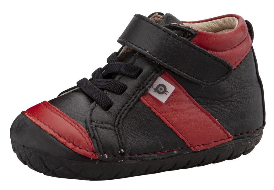 Old Soles Girl's & Boy's 4055 Line Pave Sneakers - Black/Red