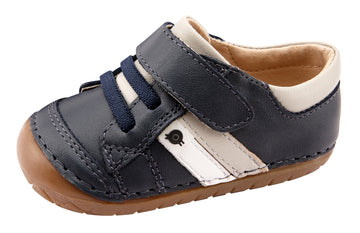 Old Soles Boy's 4067 Shield Pave Shoes - Navy/Gris/Snow