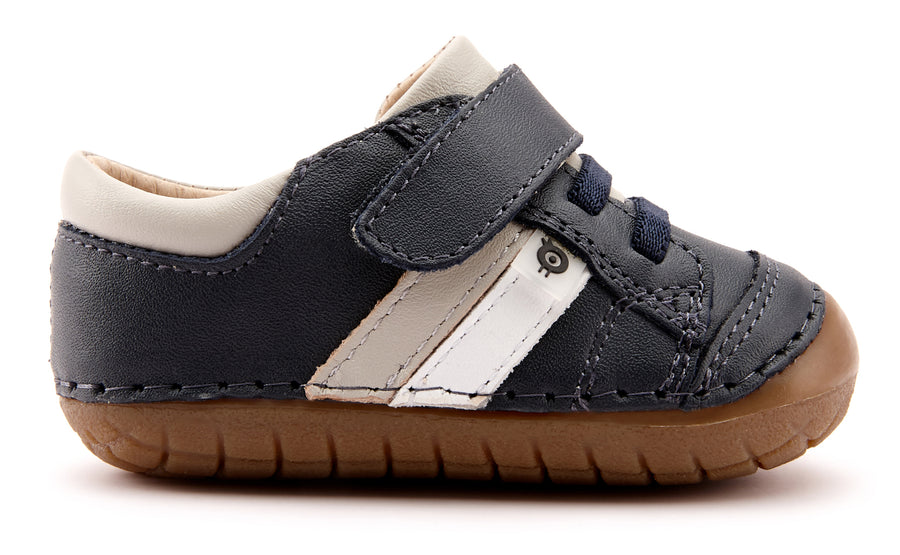 Old Soles Boy's 4067 Shield Pave Shoes - Navy/Gris/Snow
