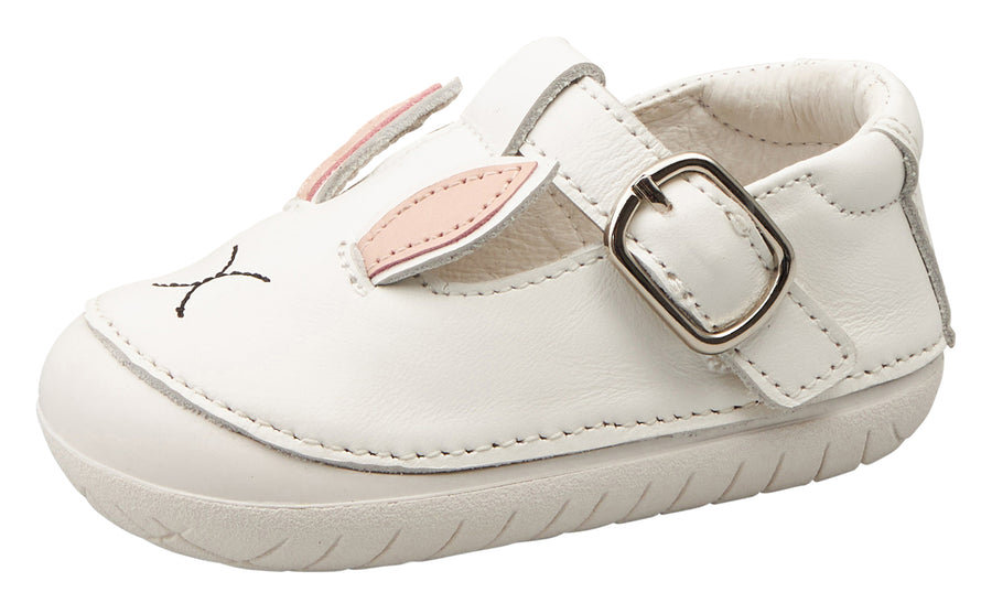 Old Soles Girl's 4089 Cutsie Rabbit Shoes - Snow