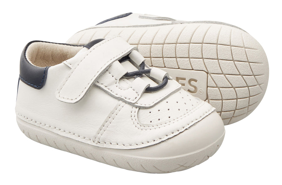 Old Soles Boy's 4090 Rebel Pave Shoes - Snow/Navy