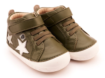 Old Soles Boy's 4098 Starstar Pave Casual Shoes - Militare / Snow / Gris