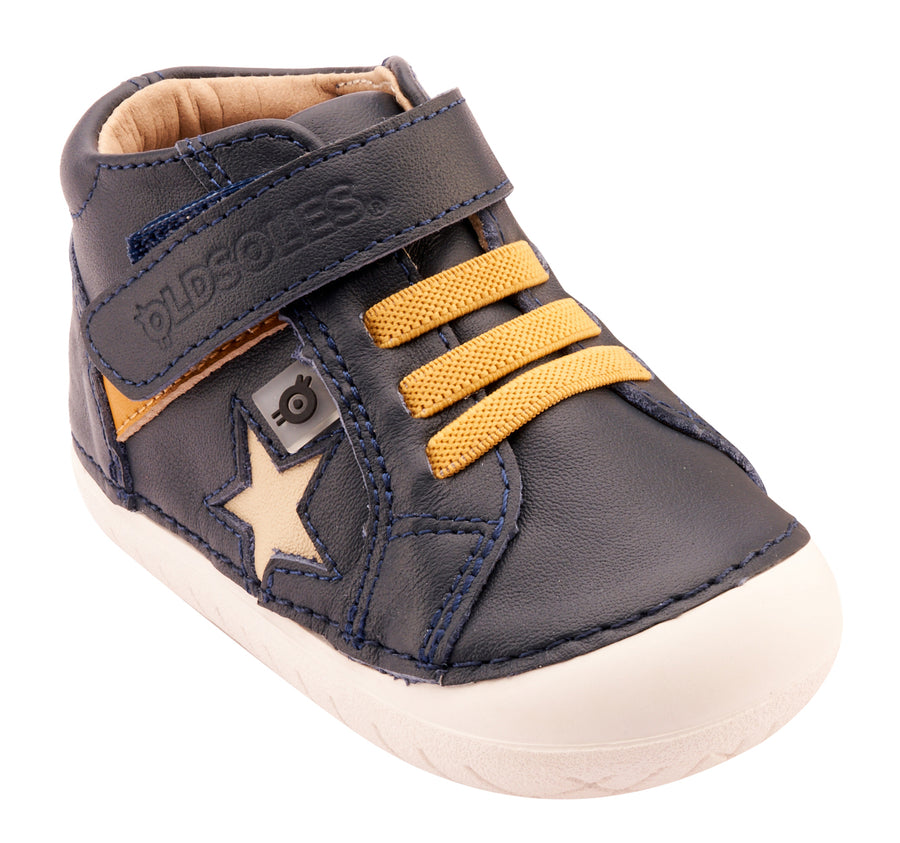 Old Soles Boy's 4099 Rad Pave Casual Shoes - Navy / Yema / Cream