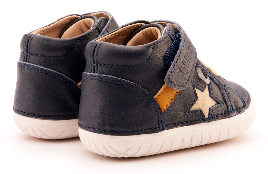 Old Soles Boy's 4099 Rad Pave Casual Shoes - Navy / Yema / Cream