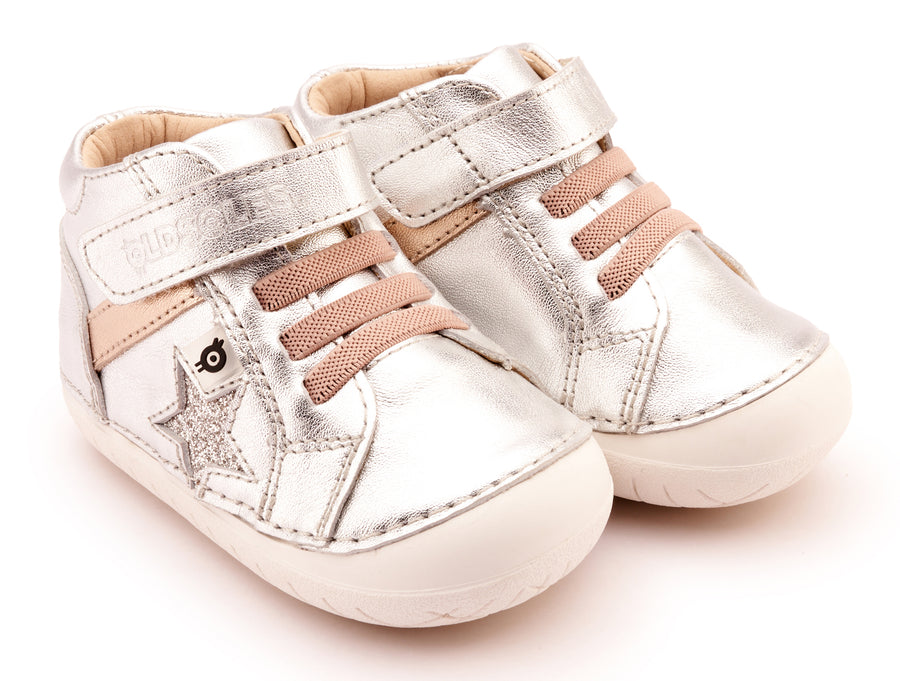 Old Soles Girl's 4099 Rad Pave Casual Shoes - Silver / Copper / Glam Argent