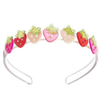 Lilies & Roses NY Multi Strawberries Pink Red Headband
