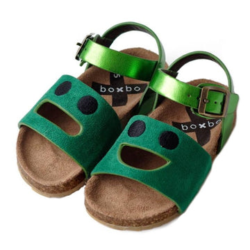 Boxbo Girl's Wistiti Sandals, Emerald Green