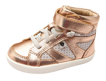 Old Soles Girl's & Boy's New Leader Sneakers - Copper/Grey Suede