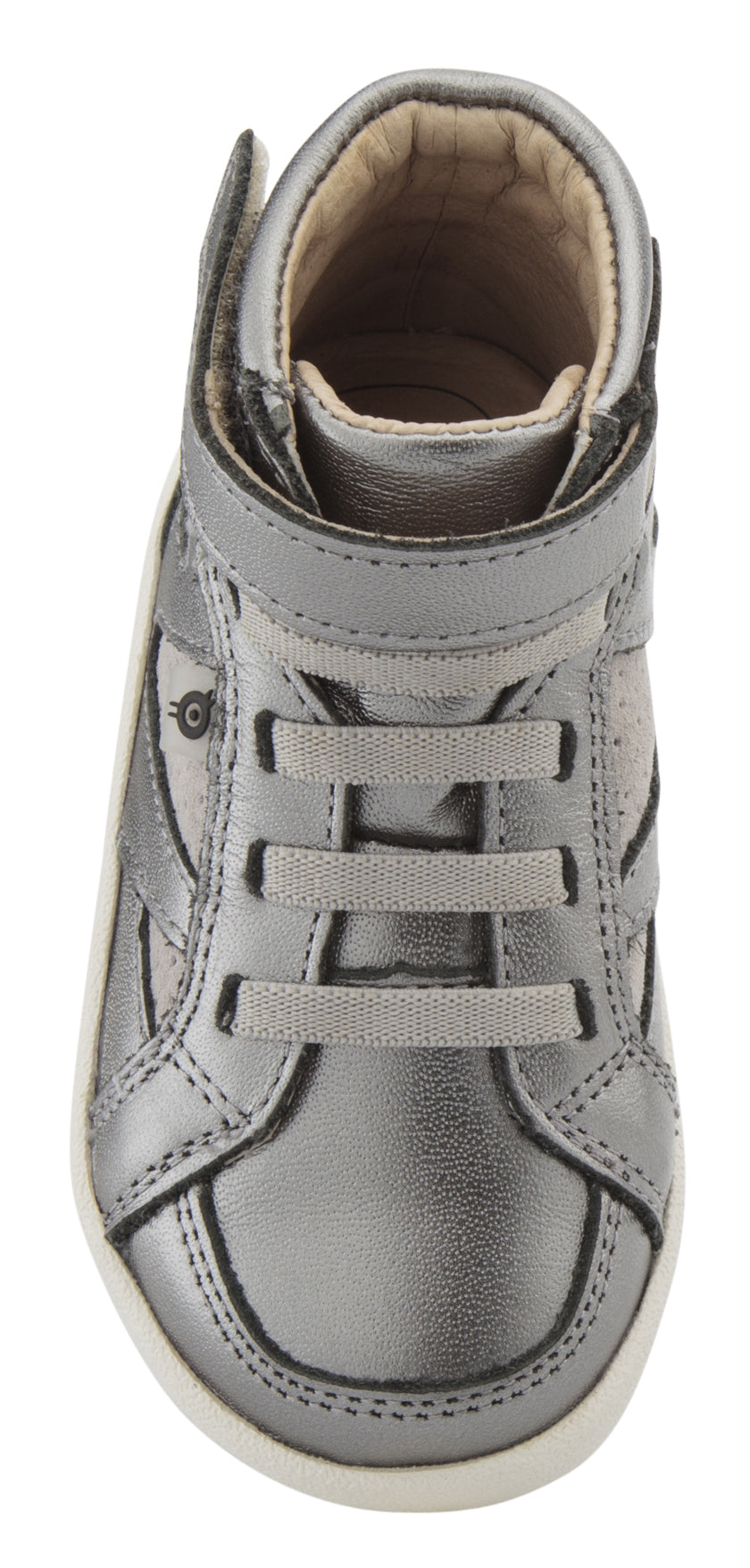 Old Soles Girl's & Boy's New Leader Sneakers - Rich Silver/Grey Suede