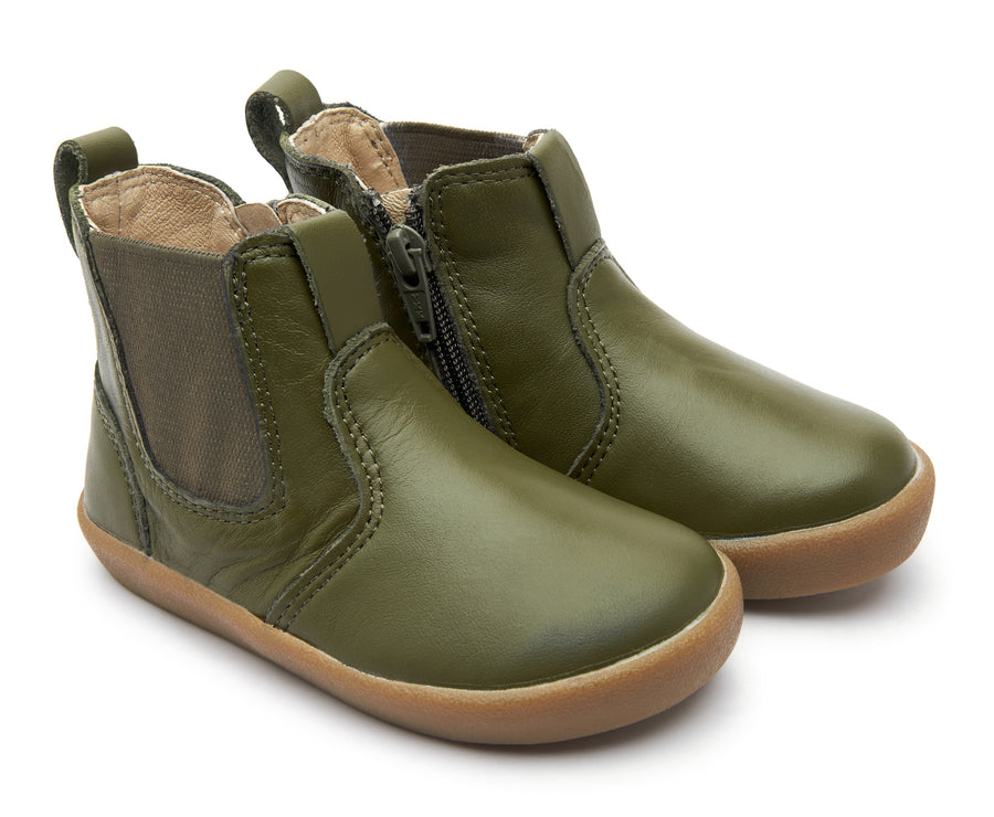 Old Soles Girl's & Boy's New Click High Top Ankle Boots Sneaker - Militare