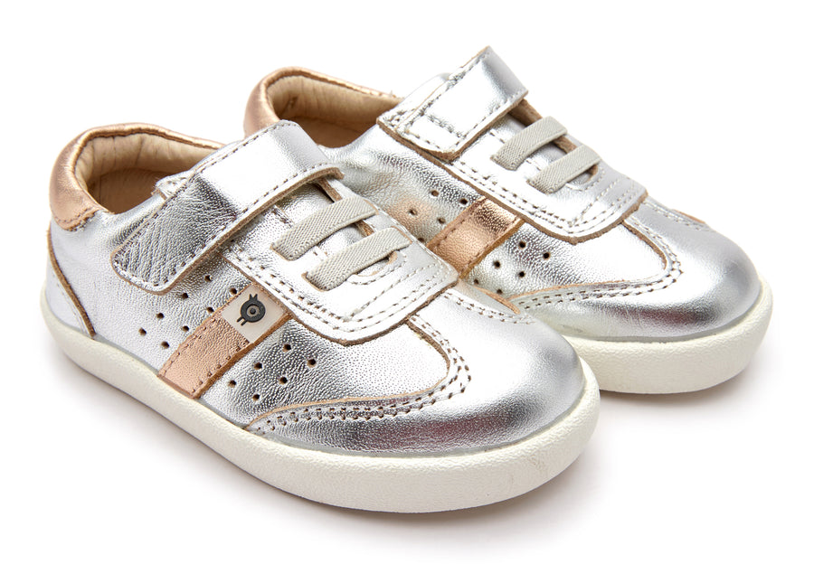 Old Soles Girl's Loadout Shoes, Silver/Copper