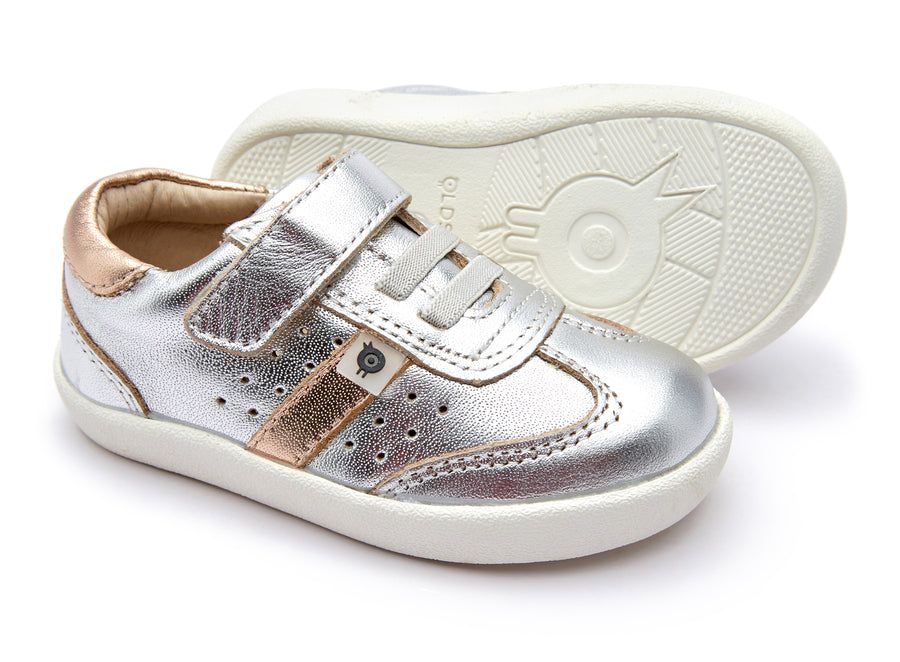 Old Soles Girl's Loadout Shoes, Silver/Copper