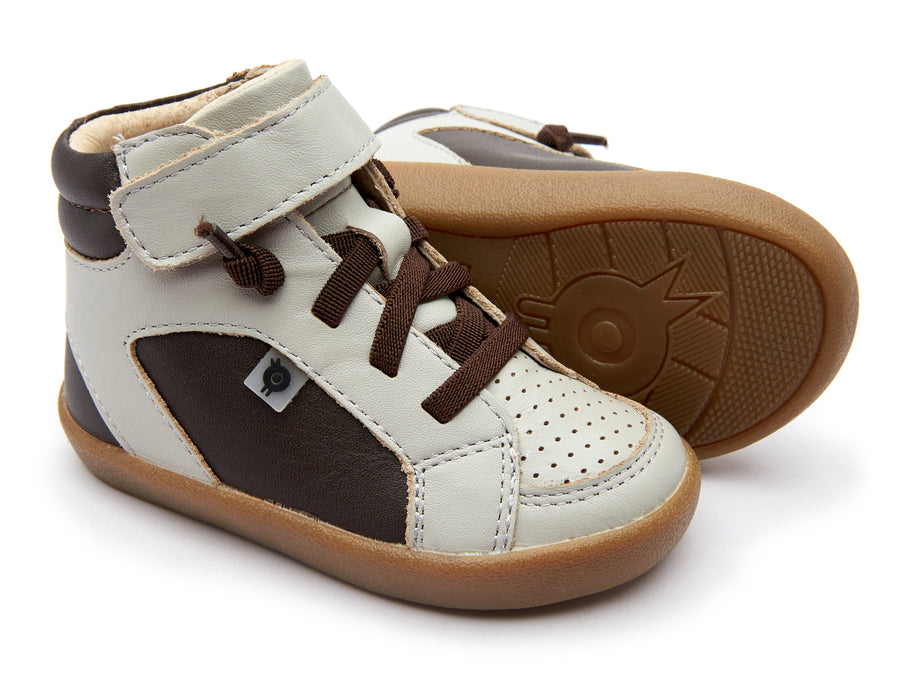 Old Soles Boy's & Girl's 5072 Spartan Sneakers - Gris/Brown