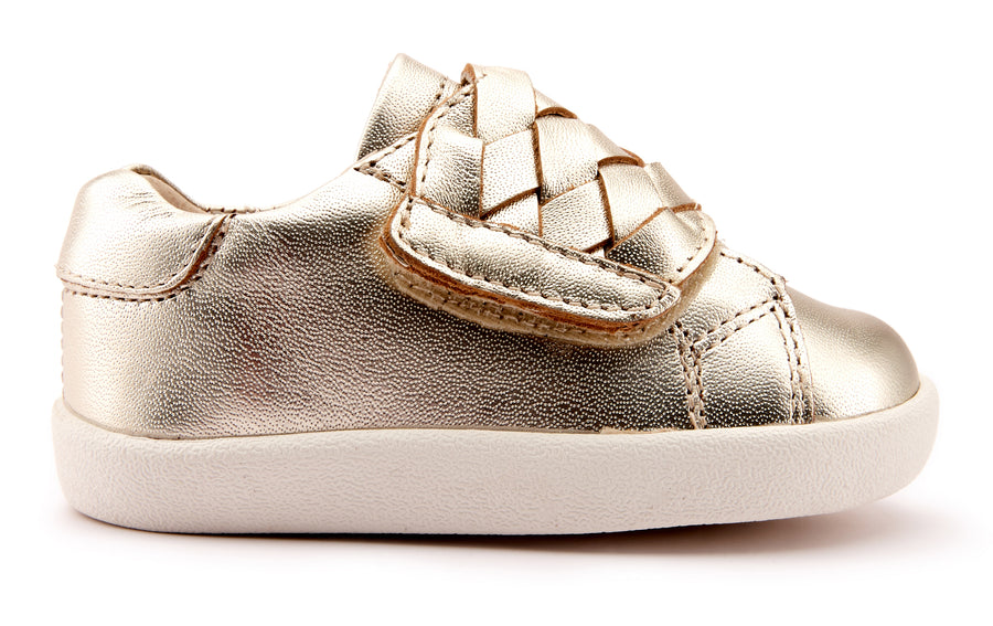 Old Soles Girl's 5074 Sneaky Plat Sneakers - Gold