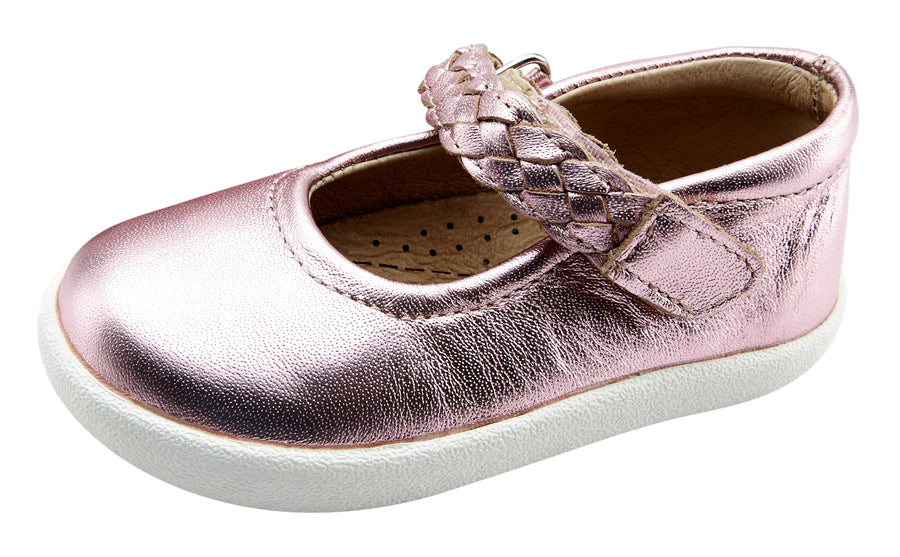 Old Soles Girl's 5075 Miss Plat Shoes - Pink Frost