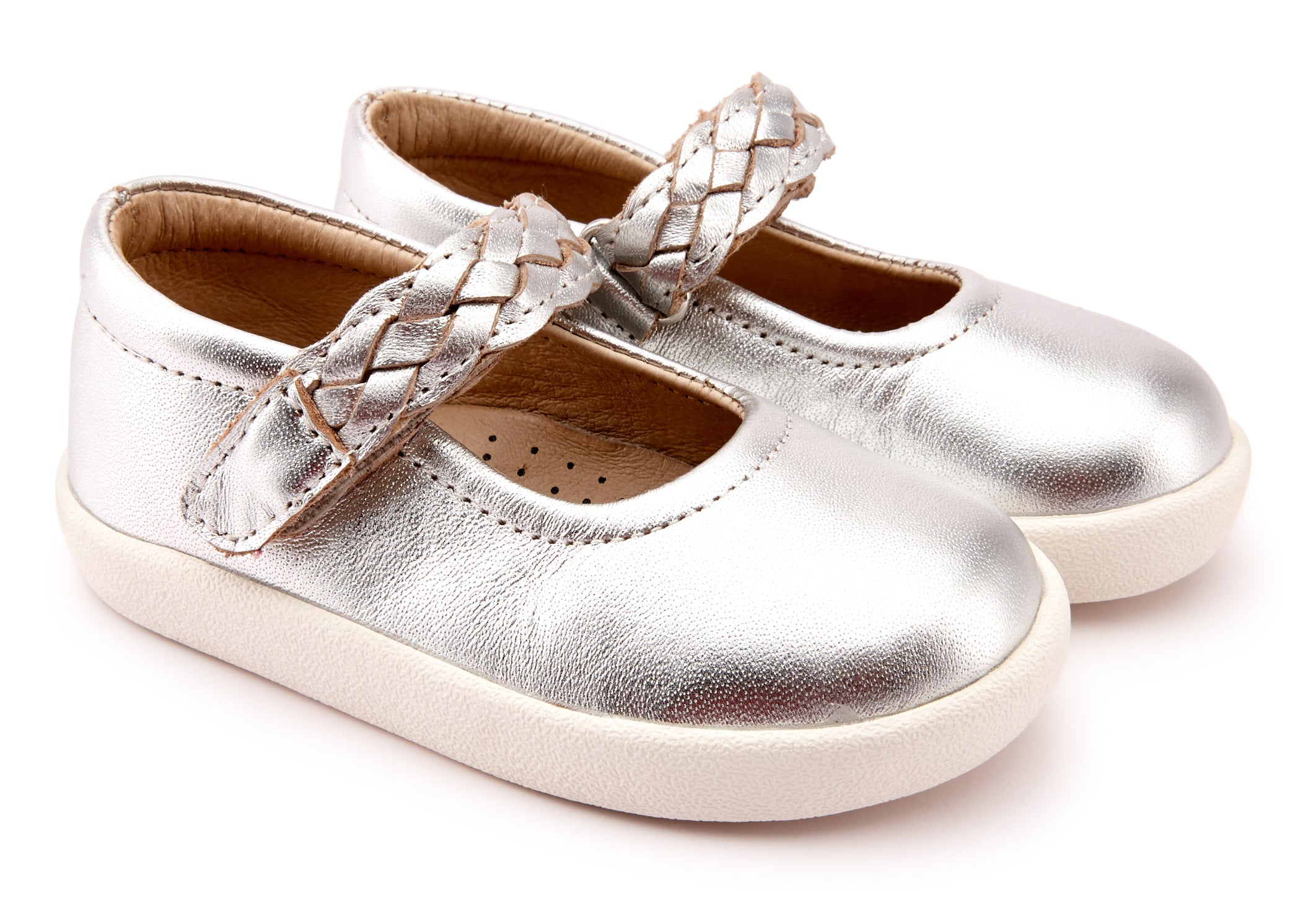 Old Soles Girl's 5075 Miss Plat Shoes - Silver – Just Shoes for Kids