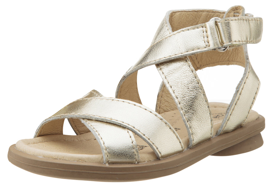 Old Soles Girl's Urban Leather Sandals, Gold