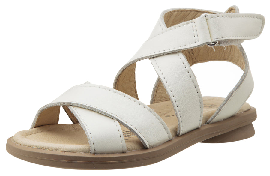 Old Soles Girl's Urban Leather Sandals, White