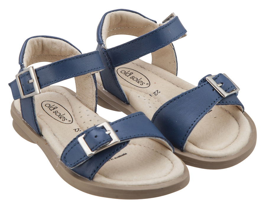 Old Soles Girl's Nevana Leather Sandals, Jeans