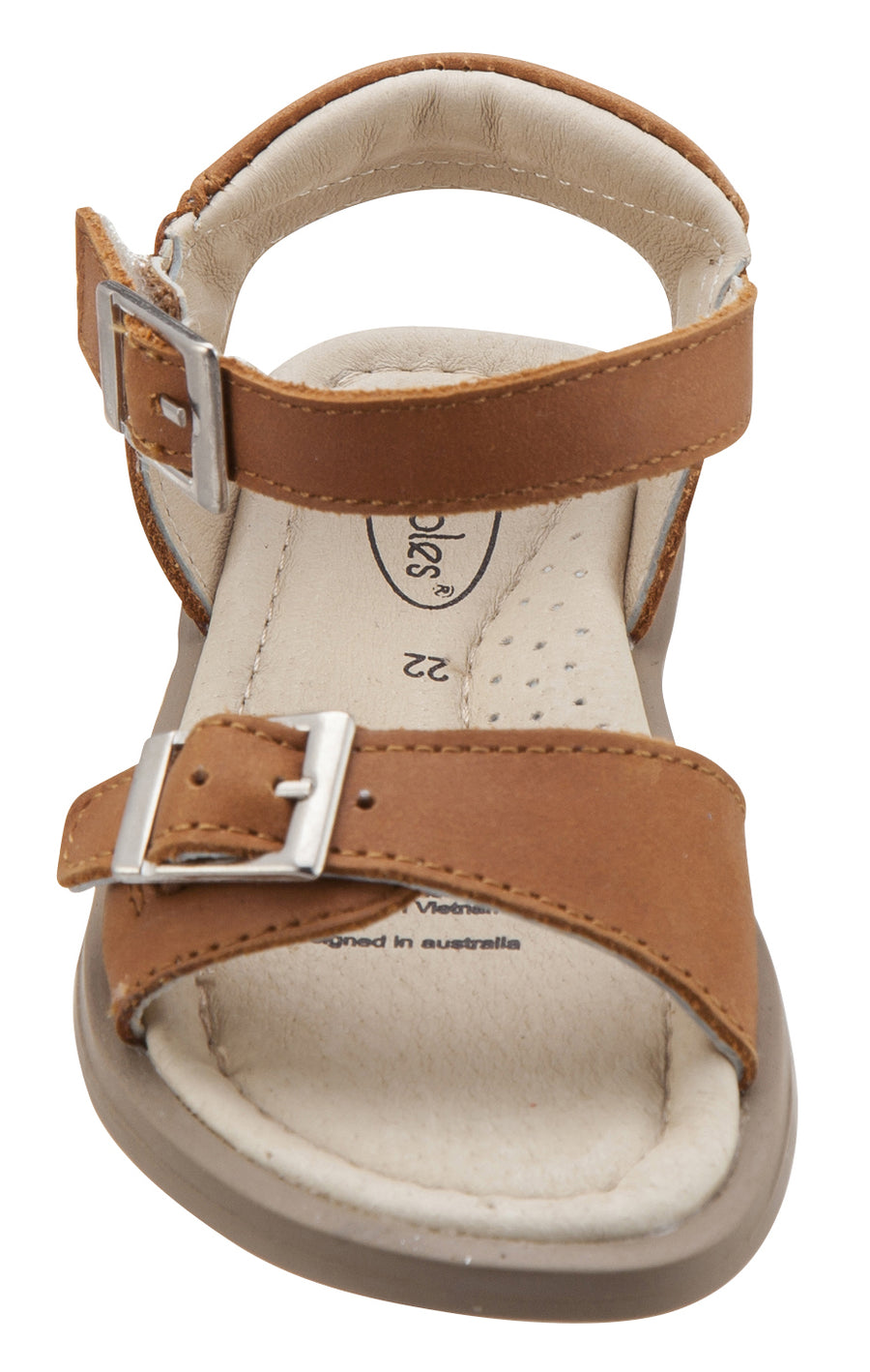 Old Soles Girl's Nevana Leather Sandals, Tan