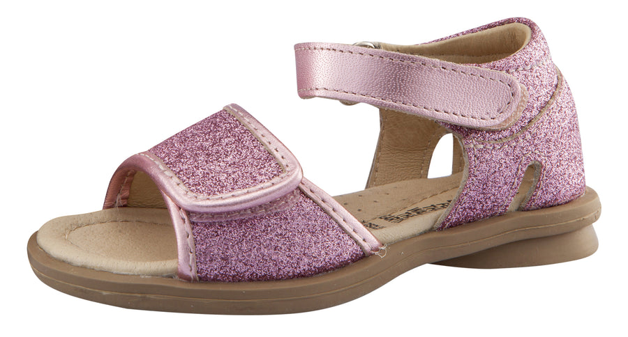 Old Soles Girl's Salsa Leather Sandals, Glam Pink