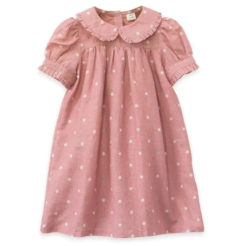 Beet World Selah Dress, Pink Polka Dot Just Shoes for Kids Beet World Selah Dress, Pink Polka Dot Just Shoes for Kids