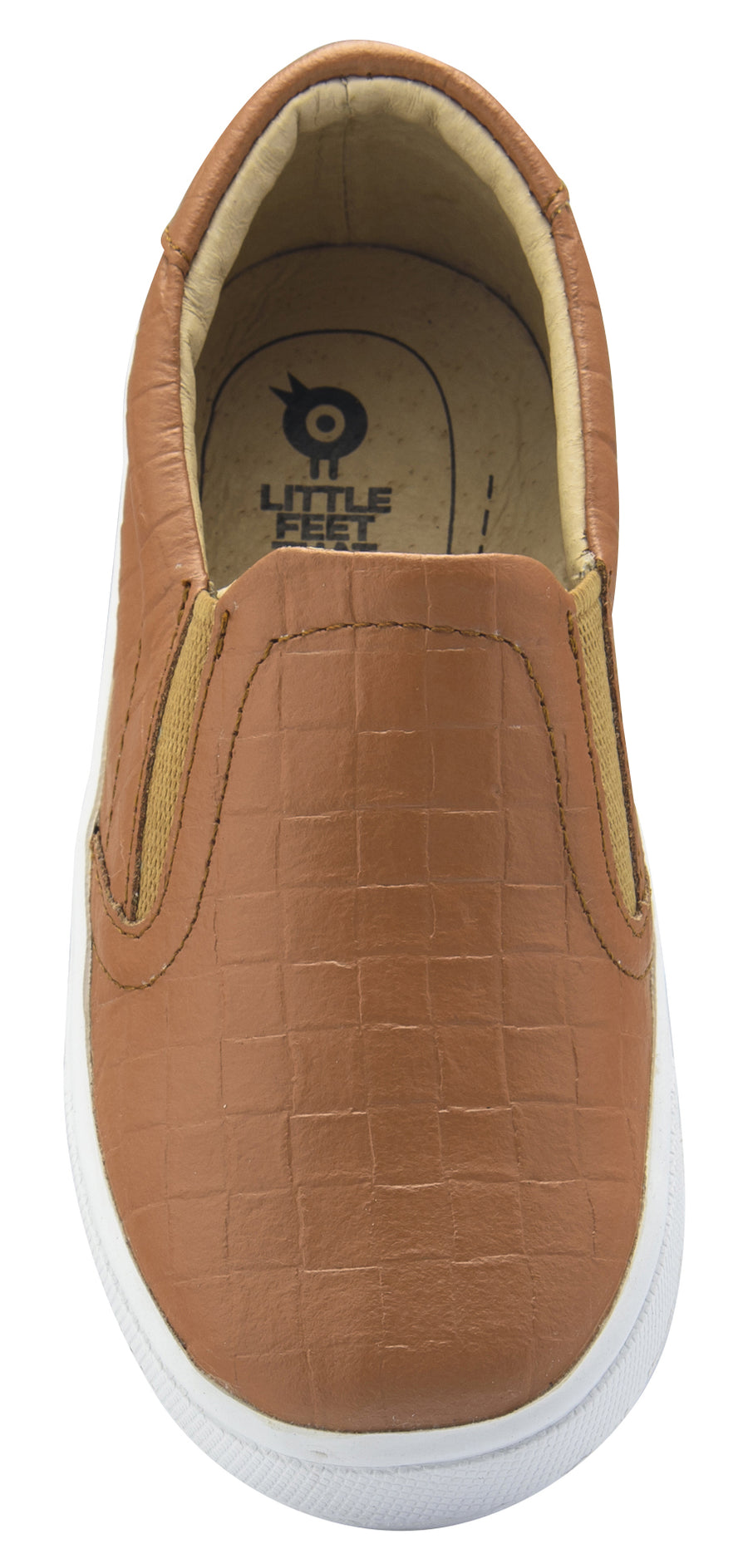 Old Soles Dressy Hoff Leather Sneakers, Tan Weave