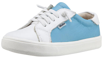 Old Soles Boy's & Girl's 6030 Thor Runner Turquoise Blue and White Shoes