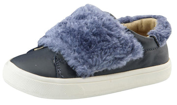 Old Soles Girl's and Boy's Fur Master, Navy/Blue Rinse