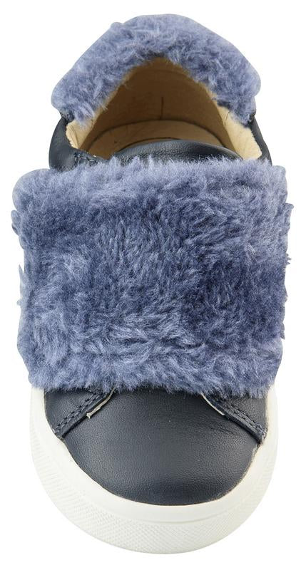 Old Soles Girl's and Boy's Fur Master, Navy/Blue Rinse