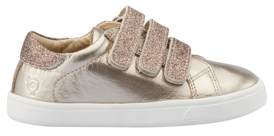 Old Soles Girl's Edgy Markert Sneakers, Titanium / Glam Choc