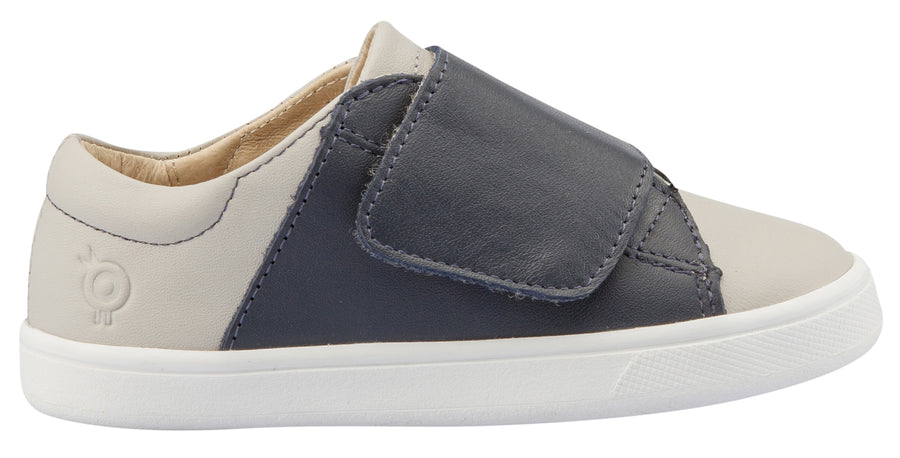 Old Soles Girl's and Boy's Peezy Sneakers, Navy / Gris