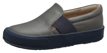 Old Soles 6084N OG Hoff Slip On Elastic Loafer Sneaker, Grey/Navy