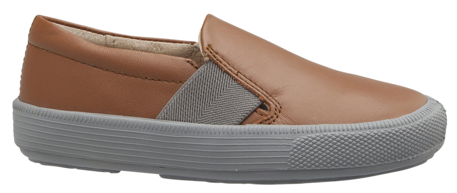 Old Soles 6084N OG Hoff Slip On Elastic Loafer Sneaker, Tan/Grey