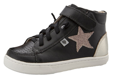 Old Soles Boy's & Girl's 6104 Champster Sneakers - Black/Glam Choc/Titanium