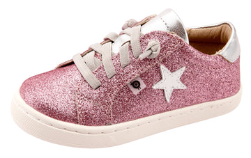 Old Soles Girl's 6118 Milky-Way Sneakers - Glam Pink/Silver/Snow