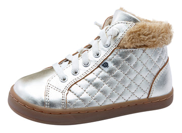 Old Soles Boy's & Girl's 6125 Plushier Sneaker - Gold