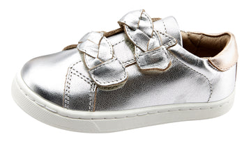 Old Soles Girl's 6134 Plats Shoes, Silver/Copper