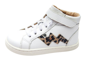 Old Soles Boy's and Girl's 6137 Bolted Hightop Sneakers - Snow/Kitten