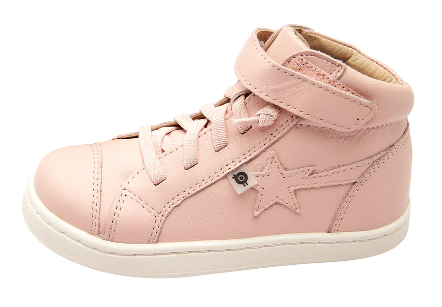 Old Soles Girl's 6141 All In Hightop Sneakers - Powder Pink