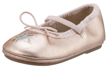 Old Soles Girl's Leather Cruise Star Mary Jane (Copper/Silver)