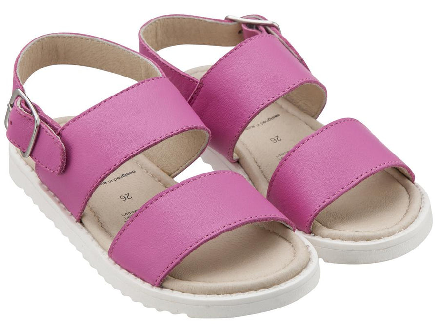 Old Soles Girl's Fuchsia Shuk Leather Sandals