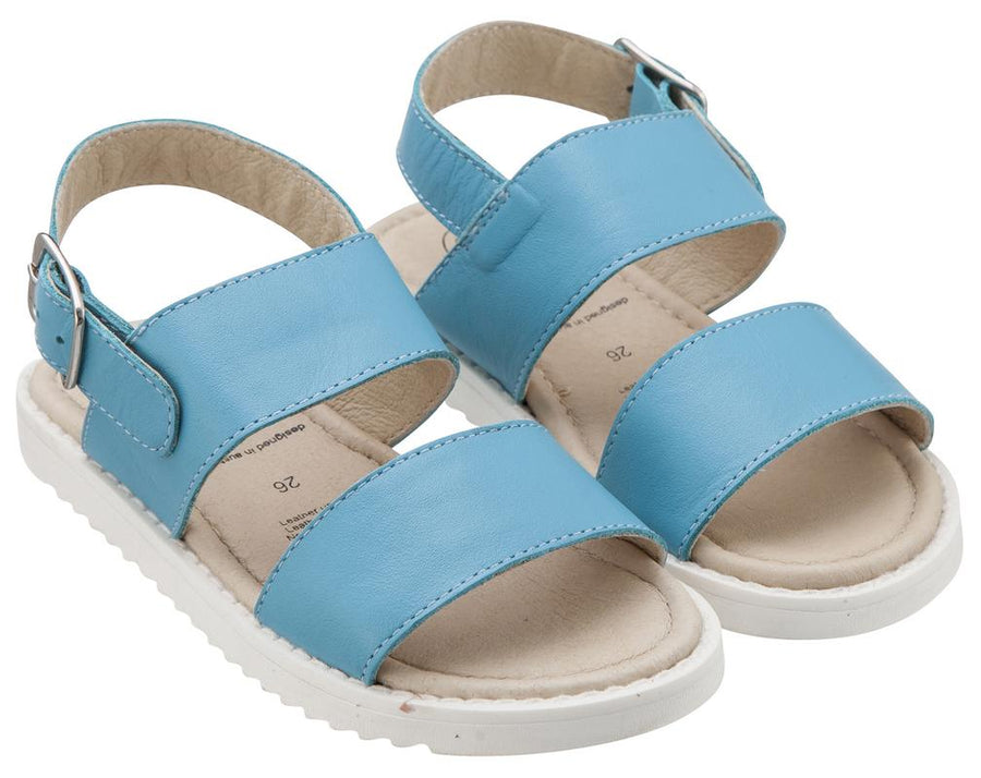 Old Soles Girl's Turquoise Shuk Leather Sandals