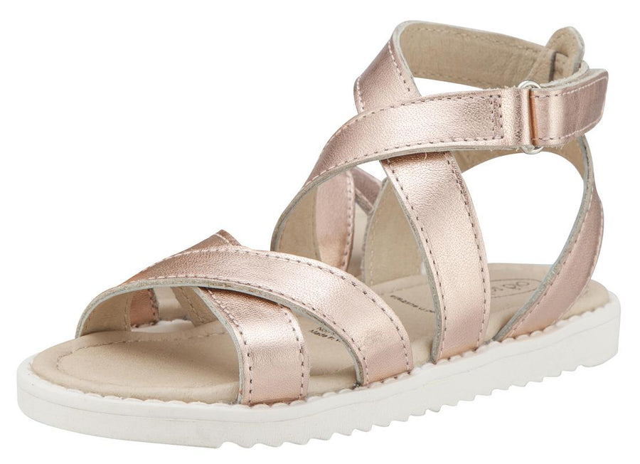 Old Soles Girl's Copper Magnolia Leather Sandals