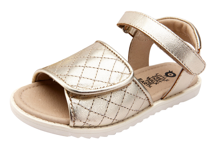 Old Soles Girl's 7026 Quilly Sandals - Gold