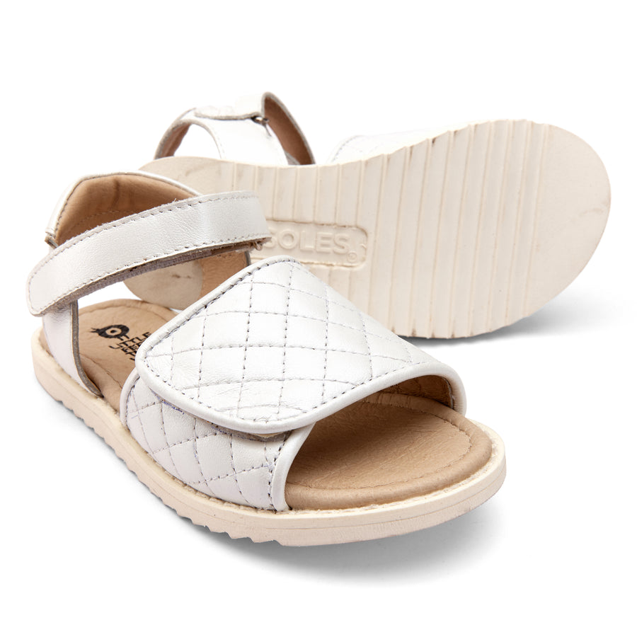 Old Soles Girl's 7026 Quilly Sandals - Snow