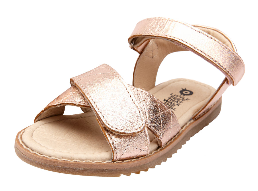 Old Soles Girl's 7027 Quilt Chique Sandals - Copper