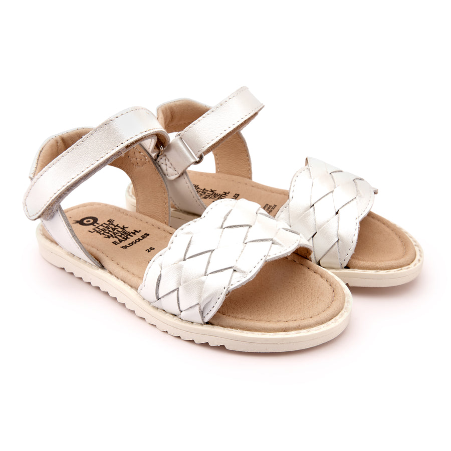 Old Soles Girl's 7033 Puffy Sandals - Nacardo Blanco