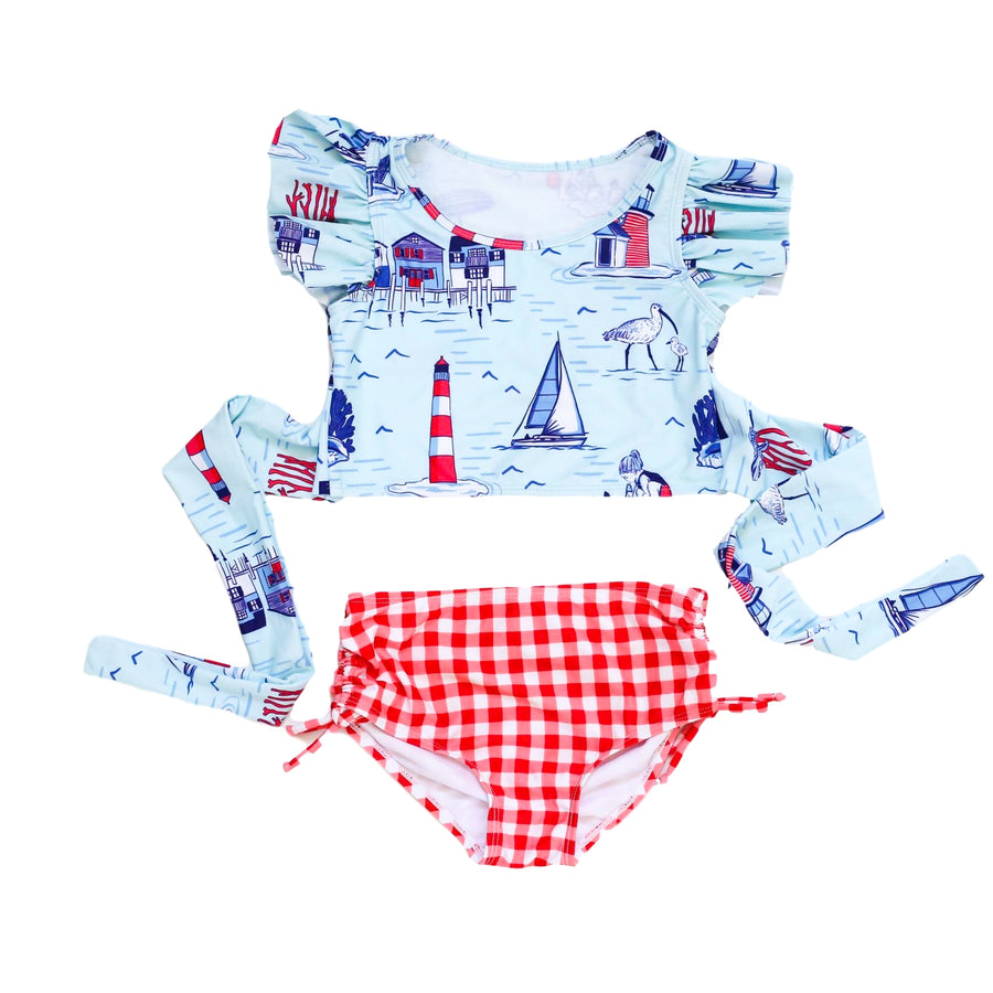 Blueberry Bay Pier House Two Piece Swimsuit